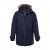 Men Plus Parka With Fur Hood Navy - Jassen - Grote Maten Herenjassen