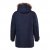 Men Plus Parka With Fur Hood Navy - Jassen - Grote Maten Herenjassen