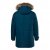 Men Plus Parka With Fur Hood Dark Green - Jassen - Grote Maten Herenjassen
