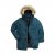 Men Plus Parka With Fur Hood Dark Green - Jassen - Grote Maten Herenjassen