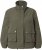 Ulla Popken Cargo Style Elastic Hem Jacket Olive Grey - Jassen - 