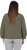 Ulla Popken Cargo Style Elastic Hem Jacket Olive Grey - Jassen - 