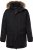 Men Plus Parka With Fur Hood Black - Jassen - Grote Maten Herenjassen