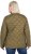 Ulla Popken HYPRAR Lightweight Quilted Water-Repellent Jacket Olive - Jassen - 