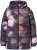 Ulla Popken HYPRAR Water-Repellent Allover Print Jacket Black - Jassen - 