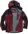 Ulla Popken HYPRAR Lightweight Triple Function Jacket Dark Berry - Jassen - 