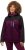 Ulla Popken HYPRAR Lightweight Triple Function Jacket Dark Berry - Jassen - 