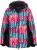 Ulla Popken HYPRAR Graphic Stripe Fully Lined Ski Jacket Teal - Jassen - 