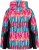 Ulla Popken HYPRAR Graphic Stripe Fully Lined Ski Jacket Teal - Jassen - 