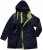 Ulla Popken HYPRAR Triple Function Contrast Trim Quilted Lining Jacket Navy - Jassen - 