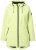Ulla Popken Hyprar Soft Shell Water Repellent Hooded Jacket Lime Green - Jassen - 