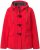 Ulla Popken HYPRAR Toggle Button Microfleece Lined Jacket Salsa Red - Jassen - 