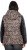 Ulla Popken HYPRAR Leopard And Leather Look Quilted Jacket Black - Jassen - 
