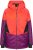 Ulla Popken HYPRAR Performance Colorblock Ski Jacket Coral - Jassen - 