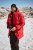 JAY-PI Warm Quilted Parka Dual Function Windproof and Water Repellent Red - Jassen - Grote Maten Herenjassen