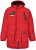 JAY-PI Warm Quilted Parka Dual Function Windproof and Water Repellent Red - Jassen - Grote Maten Herenjassen
