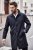 JP1880 Coat Wool Blend Water Repellent Dark Grey - Jassen - Grote Maten Herenjassen