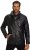 JP1880 Jacket Nappa Lamb Leather Black - Jassen - Grote Maten Herenjassen