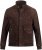 JP1880 Leather Jacket Goat Suede Espresso Brown - Jassen - Grote Maten Herenjassen