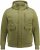 STHUGE Bomber Jacket With Hood Green - Jassen - Grote Maten Herenjassen