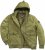STHUGE Bomber Jacket With Hood Green - Jassen - Grote Maten Herenjassen