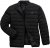 JP1880 Jacket Quilted Stand-up Collar Black - Jassen - Grote Maten Herenjassen