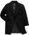 JP1880 Coat Classic Wool Blend Black - Jassen - Grote Maten Herenjassen