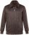 JP1880 Bomber Jacket Faux Leather Dark Brown - Jassen - Grote Maten Herenjassen