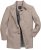JP1880 Coat Wool Blend Beige Melange - Jassen - Grote Maten Herenjassen