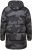 JP1880 Quilted Parka with Camouflage Drawstring Waist Black - Jassen - Grote Maten Herenjassen