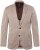 JP1880 Jacket Business Checked Beige - Jassen - Grote Maten Herenjassen