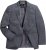 JP1880 Jacket Business Donegal Graphite Grey - Jassen - Grote Maten Herenjassen