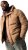 STHUGE Jacket Puffer With Warm Quilting Beige - Jassen - Grote Maten Herenjassen