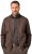 JP1880 Jacket Buffed Nubuck Lamb Leather Brown - Jassen - Grote Maten Herenjassen