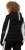 Ulla Popken HYPRAR Chevron Stripe Triple Function Quilted Fully Lined Ski Jacket Black - Jassen - 