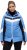 Ulla Popken HYPRAR Chevron Stripe Triple Function Quilted Fully Lined Ski Jacket Pastel Petrol - Jassen - 