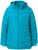Ulla Popken Quilted Water Repellent Jacket Turquoise - Jassen - 