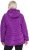 Ulla Popken Quilted Water Repellent Jacket Dark Purple - Jassen - 