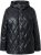 Ulla Popken Faux Leather Quilted Jacket Black - Jassen - 