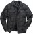 JP1880 Quilted Shirt Collar Jacket TALL Anthracite - TALL jassen - 