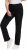 Ulla Popken Basic Mony Tapered Leg Stretch Pants Black - Jeans & Broeken in Grote Maten – Plus Size - 