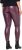 Ulla Popken Metallic Faux Leather Leggings Plum - Jeans & Broeken in Grote Maten – Plus Size - 