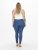 Only Carmakoma Thunder Life Skinny Fit Jeans Blue Denim - Jeans & Broeken in Grote Maten – Plus Size - 