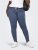 Only Carmakoma Thunder Life Skinny Fit Jeans Blue Denim - Jeans & Broeken in Grote Maten – Plus Size - 