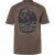 JP1880 T-Shirt Short Sleeve Alaska Dark Brown - T-shirts - Grote Maten T-shirts Heren