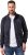 JP1880 Soft Goatskin Suede Leather Jacket Navy - Leren jassen - Leren jassen in grote maten