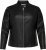 Only Carmakoma Robber Leather Jacket Black - Leren jassen - 