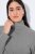 Ulla Popken Basic Long Sleeve Slim Fit Turtleneck Light Grey Melange - Sweaters & hoodies - Warme Sweatshirts, Hoodies & Truien