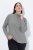 Ulla Popken Basic Long Sleeve Slim Fit Turtleneck Light Grey Melange - Sweaters & hoodies - Warme Sweatshirts, Hoodies & Truien