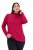 Ulla Popken Basic Long Sleeve Slim Fit Turtleneck Red - Sweaters & hoodies - Warme Sweatshirts, Hoodies & Truien